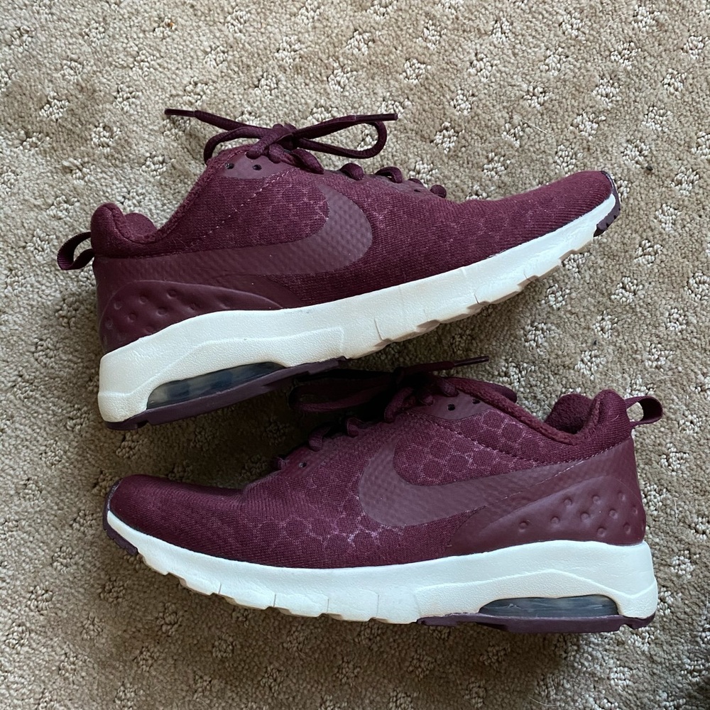 Womens Nike Maroon Sneakers- Gently Used